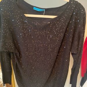 Alice and Olivia sequin sweater